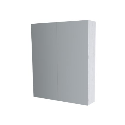 Mereo, Mereo Kúpeľňová zrkadlová skrinka 80 cm, galerka, 2 x dvierka, Multidecor, Pino Aurélio, MER-CN798G82PINO