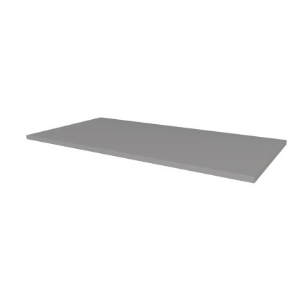 Mereo, Mereo Kúpeľňová doska na skrinku 162 cm, Multidecor, Šedá supermat, MER-CN799D162SEDA