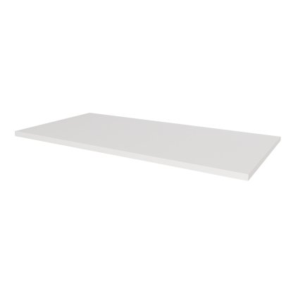 Mereo, Mereo Kúpeľňová doska na skrinku 162 cm, Multidecor, Biela vysoký lesk perlička, MER-CN799D162BIEL