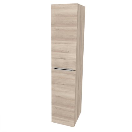 Mereo, Mereo Mailo, kúpeľňová skrinka vysoká 170 cm, chróm madlo, Multidecor, Dub Kronberg svetlý, MER-CN594LPDKRS