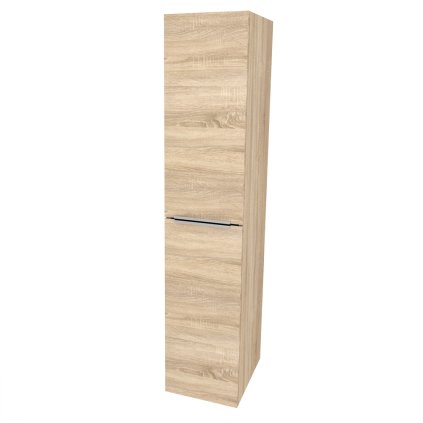 Mereo, Mereo Mailo, kúpeľňová skrinka vysoká 170 cm, chróm madlo, Multidecor, Dub Bardolino, MER-CN594LPDBAR
