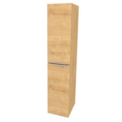 Mereo, Mereo Mailo, kúpeľňová skrinka vysoká 170 cm, chróm madlo, Multidecor, Dub Arlington, MER-CN594LPDARL