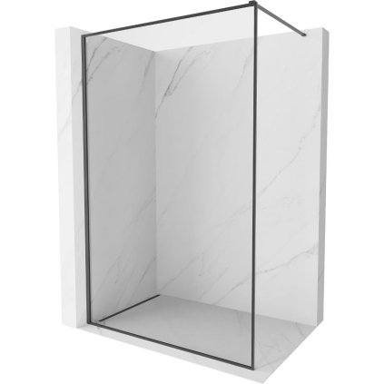 Mexen, Mexen Kioto-XF sprchová stena s rámom 70 x 202 cm, priehľadná 10 mm, pištoľovo sivá kartáčovaná - 800-070-104-66-00-X