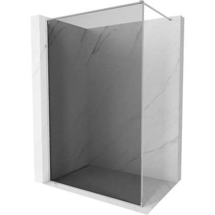 Mexen, Mexen Kioto-XF sprchová stena s rámom 100 x 202 cm, grafit 10 mm, chróm - 800-100-104-01-40-X