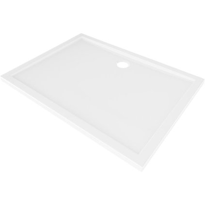 Mexen, Mexen Flow obdĺžniková sprchová vanička slim 100 x 95 cm, biela lesklá, 46R109510