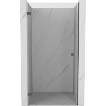 Mexen, Mexen Lunar-B Otočné ľavé sprchové dvere 95 cm, transparentné, pištoľový kov - 832-095-000-95-00-L