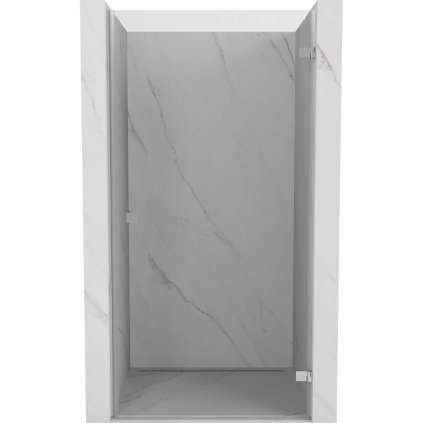 Mexen, Mexen Lunar-B výklopné pravé sprchové dvere 65 cm, transparentné, chróm - 832-065-000-01-00-P