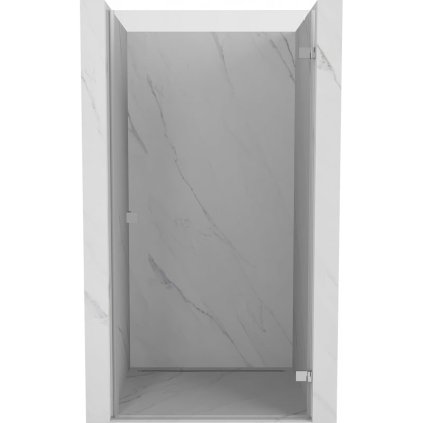 Mexen, Mexen Lunar-B výklopné pravé sprchové dvere 95 cm, transparentné, chróm - 832-095-000-01-00-P
