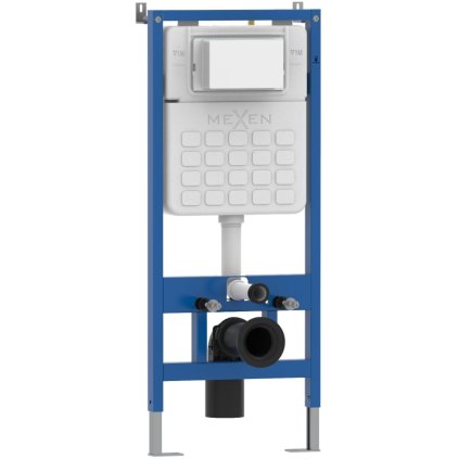 Mexen Tex Air Slim, pneumatický WC rám pod omietku, 61100A