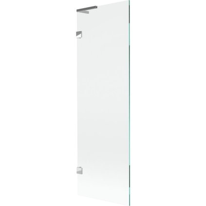 Mexen, Mexen Lunar L 1-krídlová vaňová zástena 60 x 150 cm, transparentná, chróm - 897L-060-000-01-00