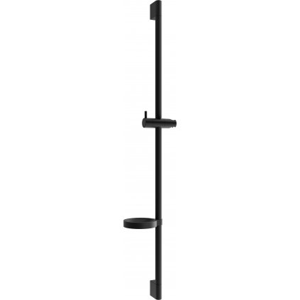 Mexen sprchová tyč DS 90 cm s miskou na mydlo, bez batérie, čierna, 79383-70