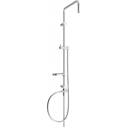Mexen X, sprchový stĺp, sprchová hadica 150cm, mydelnička, prepínač sprchy, chrómová, 7939199-00