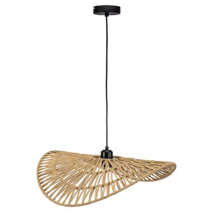 Toolight, závesné stropné svietidlo 50cm, 1xE27, APP1739-1CP, hnedá-čierna, OSW-06062