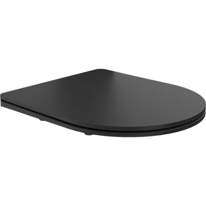 Mexen - WC sedátko SLIM DUROPLAST na wc misu LENA RICO SOFIA CARMEN (660) | soft-close, čierna, 39100185