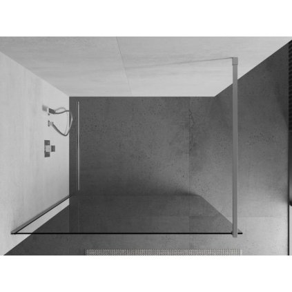 61189 2 mexen kioto sprchova zastena 140x200 cm 8 mm chromovy profil cire sklo 800 140 101 01 00
