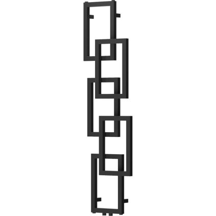 Mexen Grid, dekoratívny kúpeľňový radiátor 1360 x 390 mm, 349 W, čierna, W215-1360-390-00-70