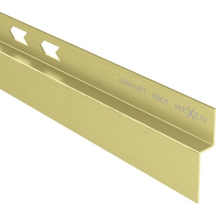 Mexen Line-B lišta 180 cm ľavá, zlatá matná, 185502180L