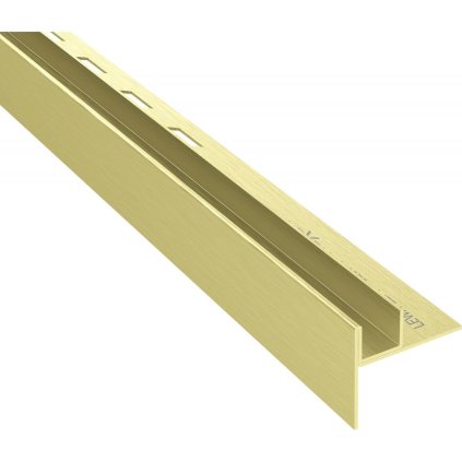 Mexen Line-B lišta na sklo 120 cm ľavá, zlatá matná, 185504120L