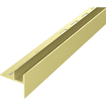 Mexen Line-B lišta na sklo 180 cm pravá, zlatá matná, 185504180R