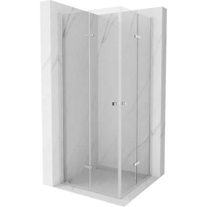 Mexen Lima Duo sprchovací kút 70 x 70 cm, 6mm sklo, číre sklo / chrómový profil, 856-070-070-02-00