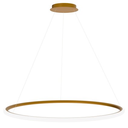 Toolight, LED závesné svietidlo 40cm, 24W, 3000K, LHJ004-CP, zlatá matná, OSW-50002