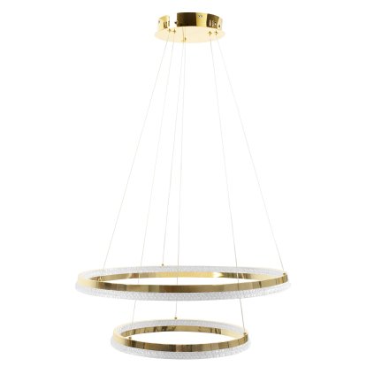 Toolight, LED stropné svietidlo 60cm, 75W, 3000K, LHJ043-CP2, zlatá, OSW-50020