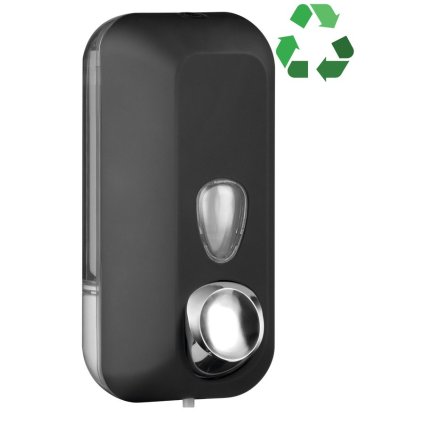 MARPLAST, ECOLORED dávkovač tekutého mydla 550ml, ABS, čierna matná, A71401VB
