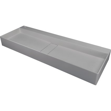 Deante Blur, granitové umývadlo na dosku 1000x400x120 mm, šedá metalíza, DEA-CQB_SU1S
