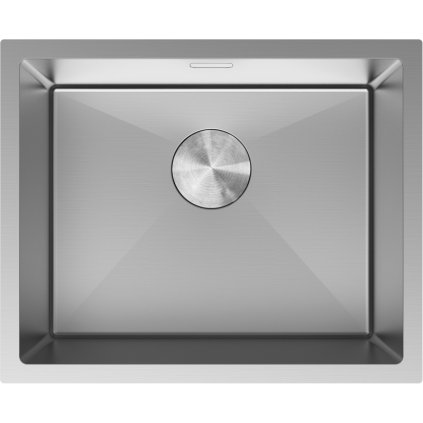 Mexen Trixo, 1-komorový nerezový drez 540 x 440 mm, brúsená oceľ, 6414541000-01