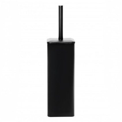 Erga Fonti, WC kefa na postavenie so silikónovou kefou, čierna, ERG-YKA-P.FONTI-SILKA-FB