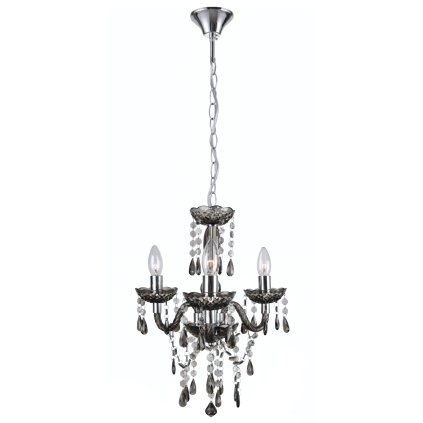 Toolight, stropné svietidlo 3xE14, EBT007-3CP, šedá, OSW-01242