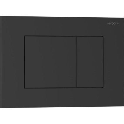 Mexen Tex 02, tlačidlo na splachovanie, čierna matná, 6102-02