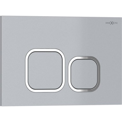 Mexen Tex 03, tlačidlo na splachovanie, matný chróm, 6103-04