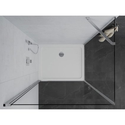 65703 mexen pretoria sprchovaci kut 100 x 70 cm priehladny chrom plocha sprchova vanicka 852 100 070 01 00 4010
