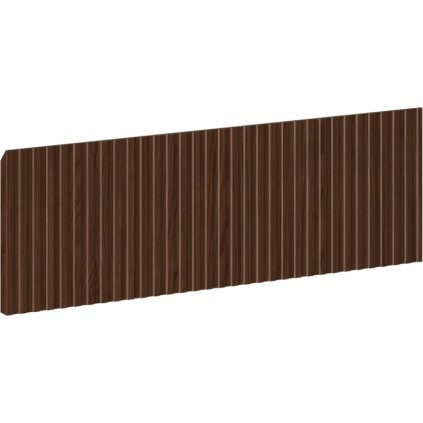 Mexen, Rýhované čelo pre korpus kúpeľňovej skrinky 70 x 20 cm, orech, 91A20-0700-235-1-86