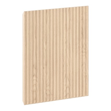 Mexen, Rýhované čelo pre korpus kúpeľňovej skrinky 40 x 43,5 cm, dub, 91A21-0400-470-1-81