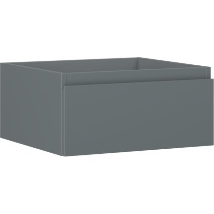 Mexen Orio, kúpeľňová skrinka 50 cm, 1 zásuvka, grafitová matná, 91A10-05023-1-BF66