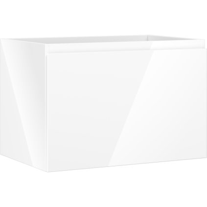 Mexen Orio, kúpeľňová skrinka 70 cm, 1 zásuvka, biela lesklá, 91A10-07047-1-BF00