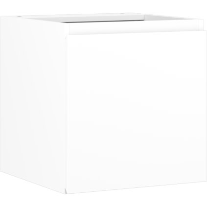 Mexen Orio, kúpeľňová skrinka 45 cm, 1 dvierka, biela matná, 91A11-04547-1-BF01