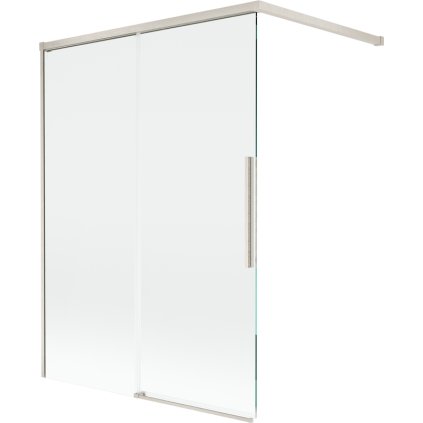 Mexen Rox, 2-krídlová posuvná vaňová zástena 120 x 150 cm, 8mm číre sklo, oceľový profil, 8C9-120-003-97-00