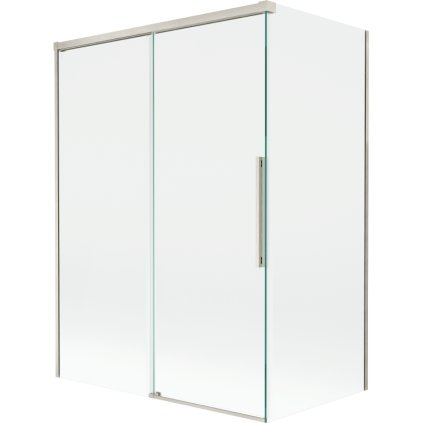 Mexen Rox, 2-krídlová posuvná vaňová zástena 120 + 70 x 150 cm, 8mm číre sklo, oceľový profil, 8C9-120-070-97-00