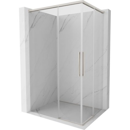 Mexen Rox, Duo posuvný sprchový kút 95 x 85 cm, 8mm číre sklo, oceľový profil, 8C2D-095-085-97-00