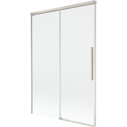 Mexen Rox, 2-krídlová posuvná vaňová zástena 120 x 150 cm, 8mm číre sklo, oceľový profil, 8C9-120-001-97-00