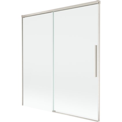 Mexen Rox, 2-krídlová posuvná vaňová zástena 150 x 150 cm, 8mm číre sklo, oceľový profil, 8C9-150-001-97-00