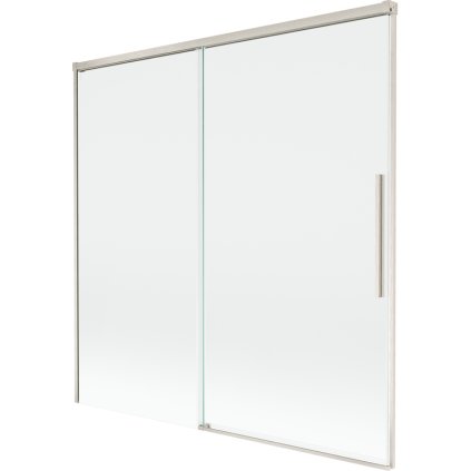 Mexen Rox, 2-krídlová posuvná vaňová zástena 160 x 150 cm, 8mm číre sklo, oceľový profil, 8C9-160-001-97-00