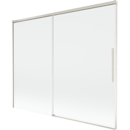 Mexen Rox, 2-krídlová posuvná vaňová zástena 190 x 150 cm, 8mm číre sklo, oceľový profil, 8C9-190-001-97-00