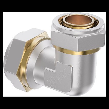 Mexen PEX-S, skrútené redukčné koleno PEX 20 x 16 - W97225-2016-00