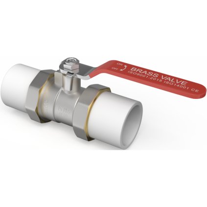 Mexen PPR, guľový kohút s PP zváracími skrutkami pre PPR 25 x 25 rúr - W97350-25-00