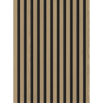Mexen Lam-B, akustické stenové lamely 275 × 30 cm, HDF doska 4 mm, technická dyha, dub ušľachtilý, S100-275307-3015-004