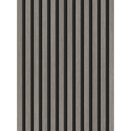 Mexen Lam-B, akustické stenové lamely 275 × 30 cm, HDF doska 4 mm, technická dyha, dub striebristý, S100-275307-3015-007